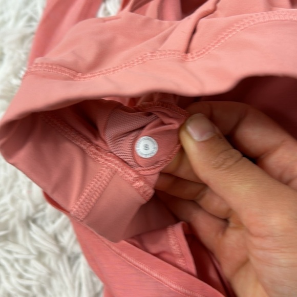 Lululemon Reenergized 2-in-1 Tank Light Coral / Light Coral - Picture 5 of 5